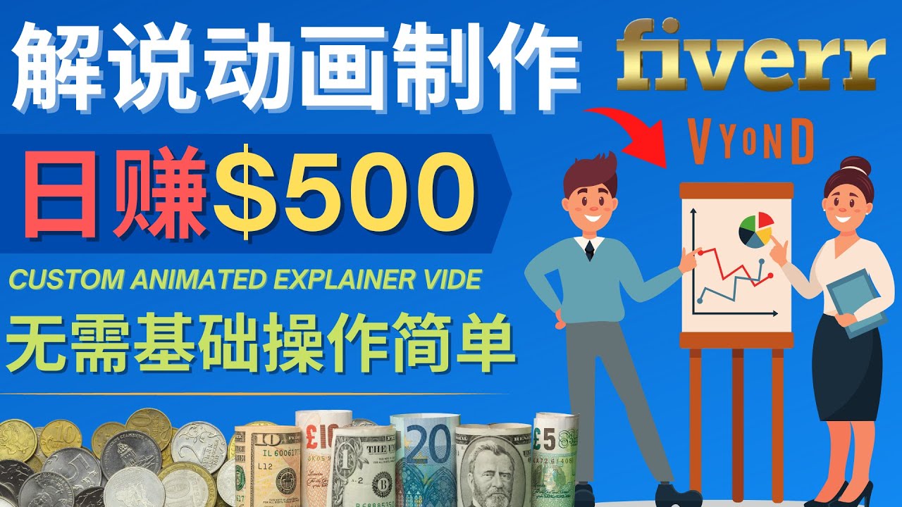 （4286期）制作解说类动画视频（Animated Explainer）日赚500美元以上 – 0基础可操作-副业城