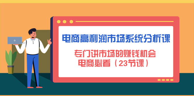 （4572期）电商高利润市场系统分析课：专门讲市场的赚钱机会，电商必看（23节课）-副业城