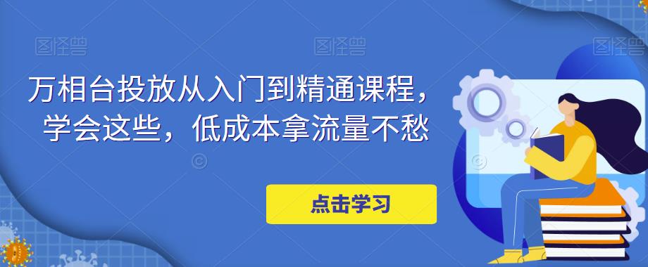 （4920期）万相台投放·新手到精通课程，学会这些，低成本拿流量不愁！-副业城