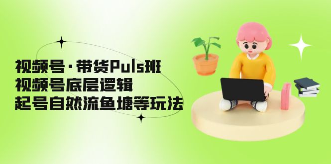 （5027期）视频号·带货Puls班，视频号底层逻辑，起号自然流鱼塘等玩法-副业城