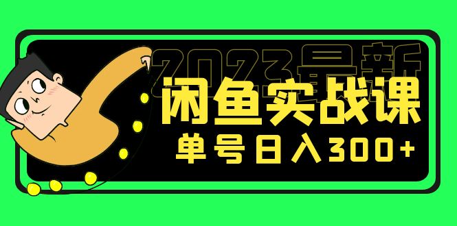 （5117期）花599买的闲鱼项目：2023最新闲鱼实战课，单号日入300+（7节课）-副业城