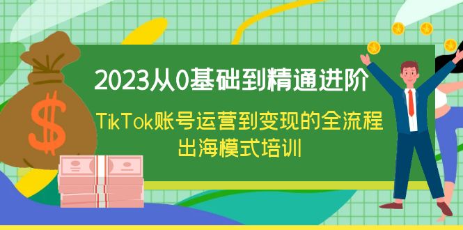 （6299期）2023从0基础到精通进阶，TikTok账号运营到变现的全流程出海模式培训-副业城