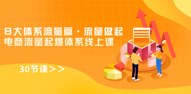 （7547期）8大体系流量篇·流量做起，电商流量起爆体系线上课（30节课）-副业城