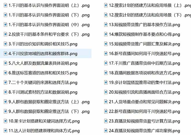 图片[3]-（7662期）2023巨量千川小白到高手：推广逻辑 计划搭建 搭建思路等(教程+图文+配套)-副业城