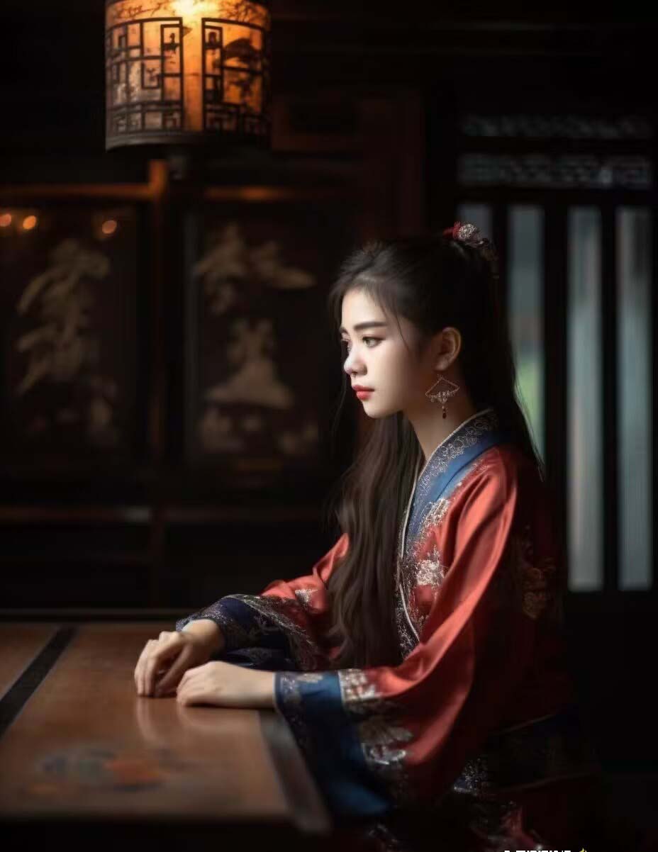图片[7]-（8814期）Midjourney关键词-AI生成中国风古装汉服美女人像提示关键词-副业城