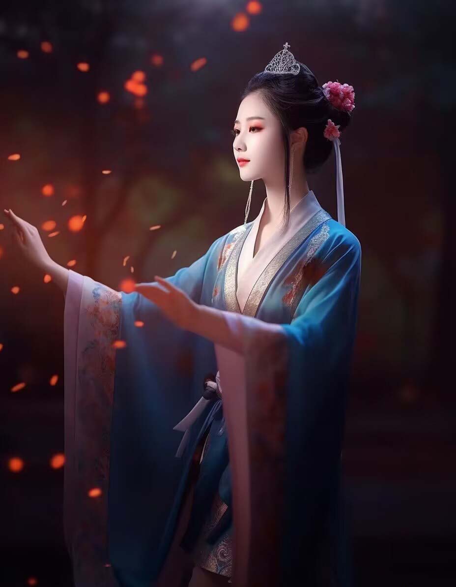 图片[9]-（8814期）Midjourney关键词-AI生成中国风古装汉服美女人像提示关键词-副业城
