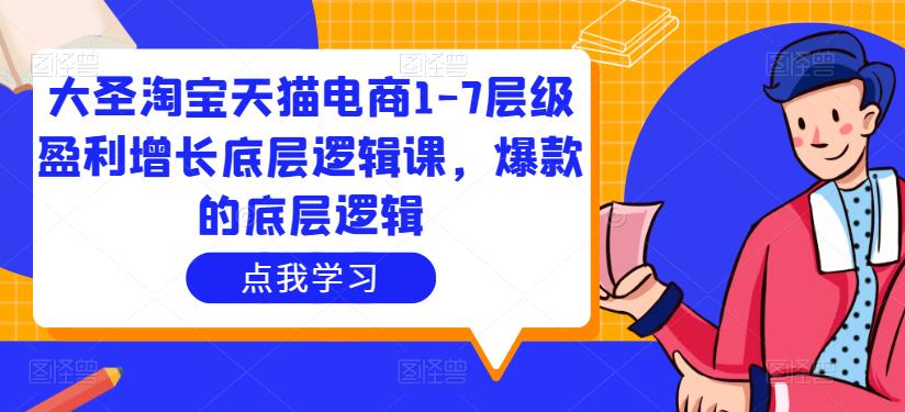 大圣淘宝天猫电商1-7层级盈利增长底层逻辑课，爆款的底层逻辑-副业城