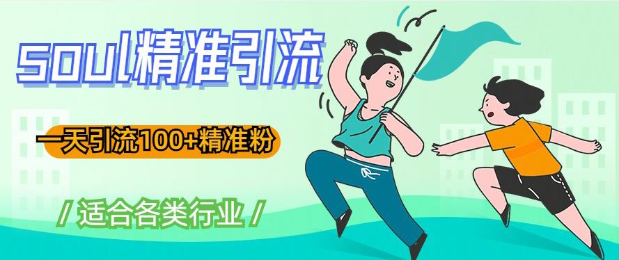 soul精准引流系列课程，一天引流100+精准粉，适合各类行业-副业城