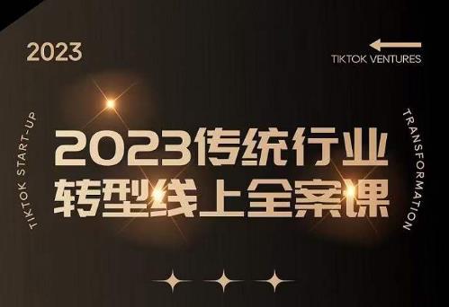 数据哥2023传统行业转型线上全案课，2023年传统行业如何转型线上，线上创业/传统转型避坑宝典-副业城