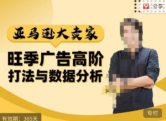 阿甘·亚马逊大卖家广告高阶打法与数据分析，走出传统广告误区；揭秘大卖惯用打法；数据驱动广告决策-副业城