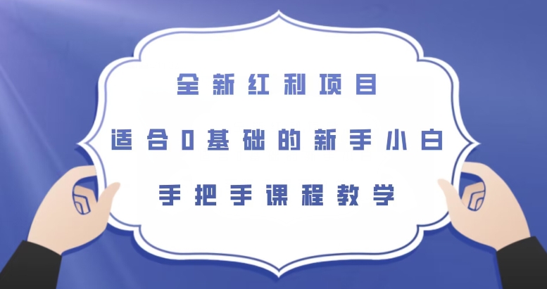 全新红利项目，适合0基础的新手小白，手把手课程教学【揭秘】-副业城