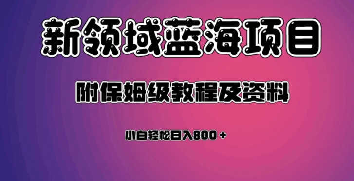 虚拟资源蓝海领域新项目，轻松日入800＋，附保姆级教程及资料-副业城