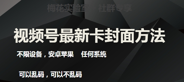 梅花实验室社群最新卡封面玩法3.0，不限设备，安卓苹果任何系统-副业城