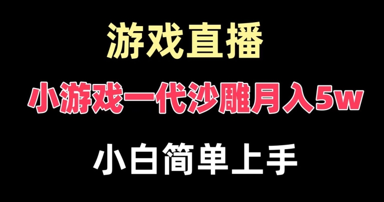 玩小游戏一代沙雕月入5w，爆裂变现，快速拿结果，高级保姆式教学-副业城