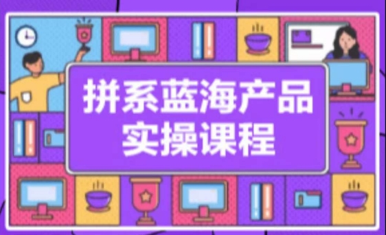 拼系冷门蓝海产品实操课程，从注册店铺到选品上架到流量维护环环相扣-副业城