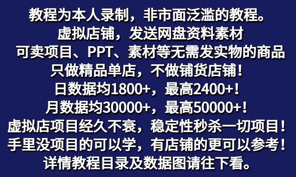 图片[2]-拼多多虚拟电商训练营月入40000+你也行，暴利稳定长久，副业首选-副业城