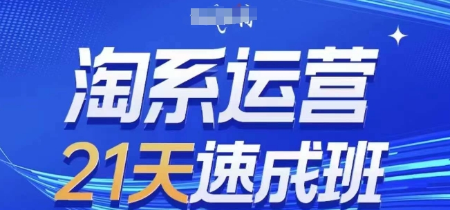 淘系运营21天速成班(更新24年5月)，0基础轻松搞定淘系运营，不做假把式-副业城