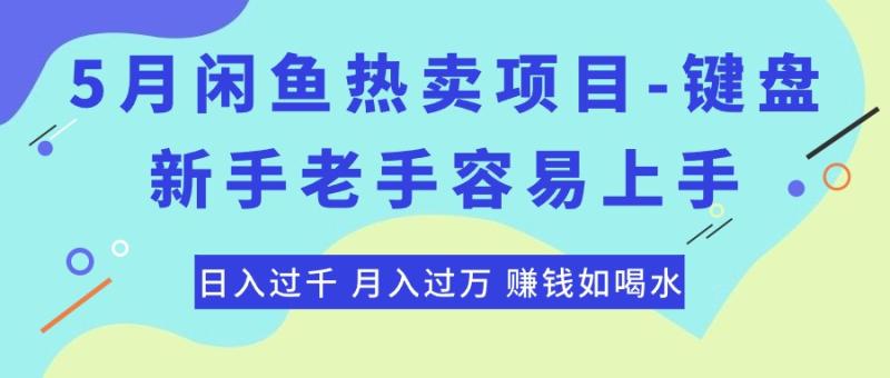 （10749期）最新闲鱼热卖项目-键盘，新手老手容易上手，日入过千，月入过万，赚钱…-副业城