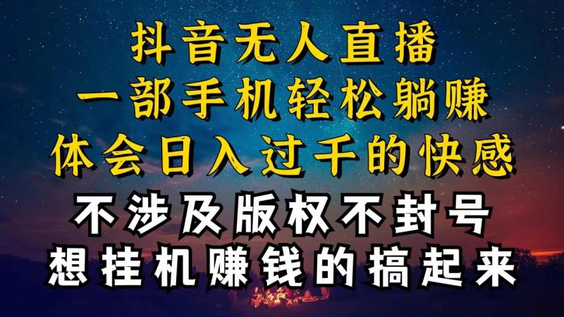 （10831期）抖音无人直播技巧揭秘，为什么你的无人天天封号，我的无人日入上千，还…-副业城