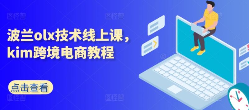 波兰olx技术线上课，kim跨境电商教程-副业城