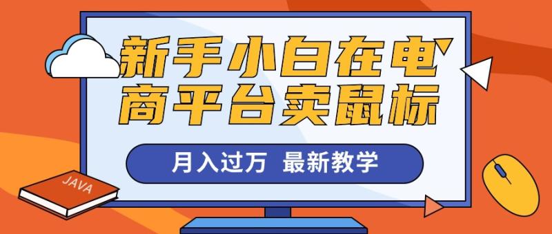 （10978期）新手小白在电商平台卖鼠标月入过万，最新赚钱教学-副业城