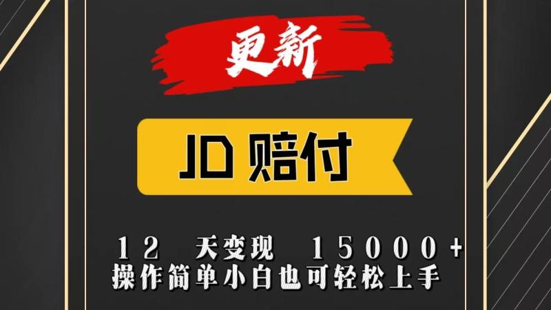 JD暴力掘金12天变现15000+操作简单小白也可轻松上手-副业城