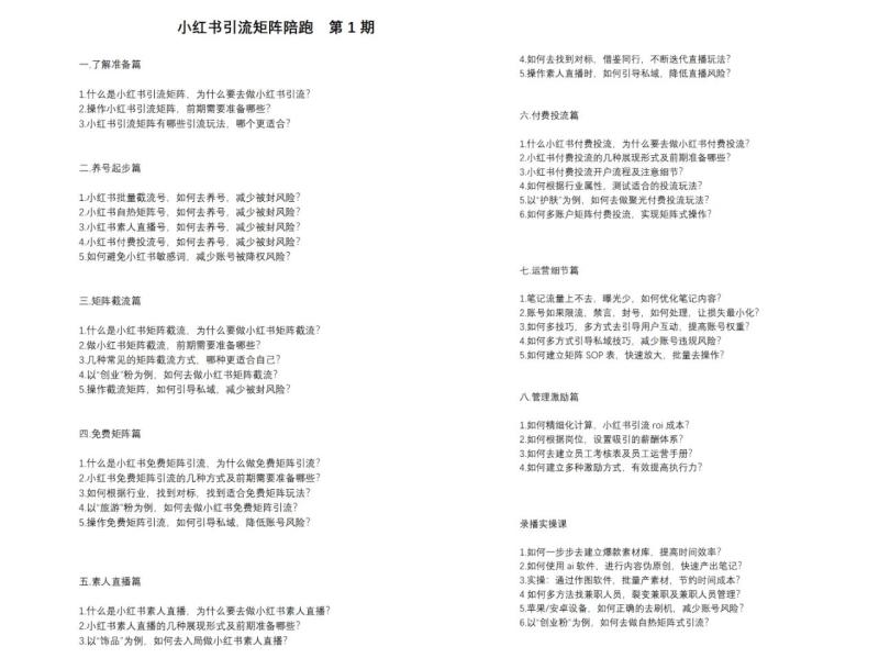 图片[2]-（11450期）小红书矩阵引流训练营：0到1玩转小红书流量，在小红书上分得一杯羹-14节课-副业城