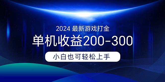 （11542期）2024最新游戏打金单机收益200-300-副业城