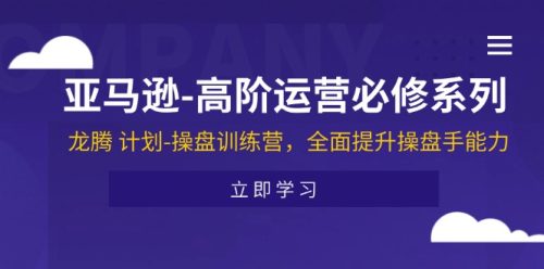 亚马逊高阶运营必修系列,龙腾计划-操盘训练营,全面提升操盘手能力-副业城