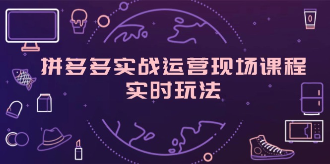 （11759期）拼多多实战运营现场课程，实时玩法，爆款打造，选品、规则解析-副业城