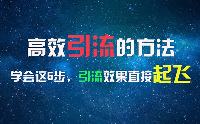 （11776期）高效引流的方法，可以帮助你日引300+创业粉，一年轻松收入30万，比打工强-副业城