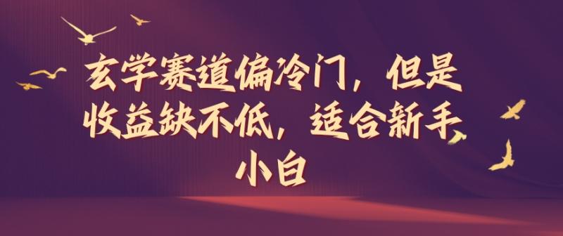 玄学赛道偏冷门，但是收益缺不低，适合新手小白【揭秘】-副业城