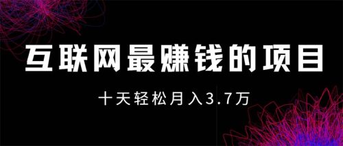 （12396期）互联网最赚钱的项目没有之一，轻松月入7万+，团队最新项目-副业城