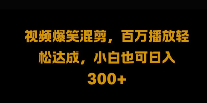 视频号零门槛，爆火视频搬运后二次剪辑，轻松达成日入1k【揭秘】-副业城