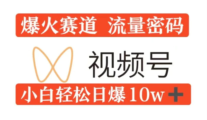 0粉在视频号爆火赛道流量密码，模式全方位，小白轻松日爆10w+流量-副业城