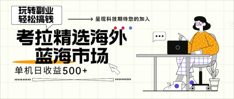 （13191期）海外全新空白市场，小白也可轻松上手，年底最后红利-副业城