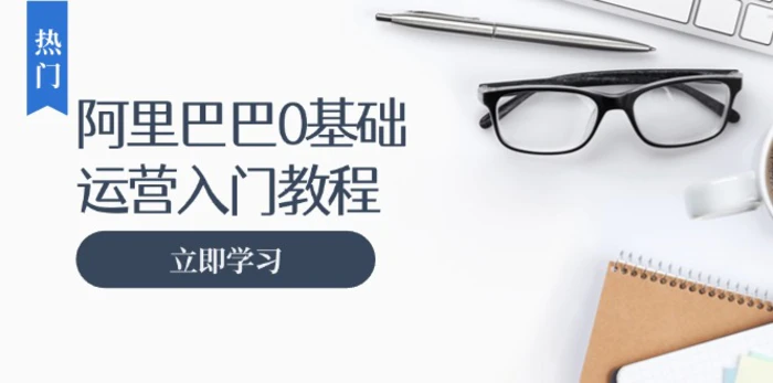 （13291期）阿里巴巴运营零基础入门教程：涵盖开店、运营、推广，快速成为电商高手-副业城