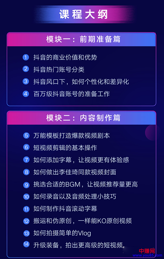 图片[2]-（935期）抖音赚钱实战新手特训营：暴利变现，单账号营收10W+（33集视频课）-副业网