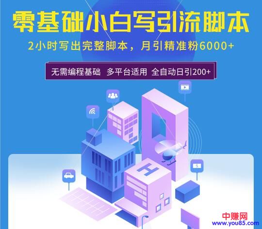 图片[3]-（980期）0基础小白写引流脚本，2小时写出完整脚本，月引精准粉6000+全自动(全套课程)-副业网