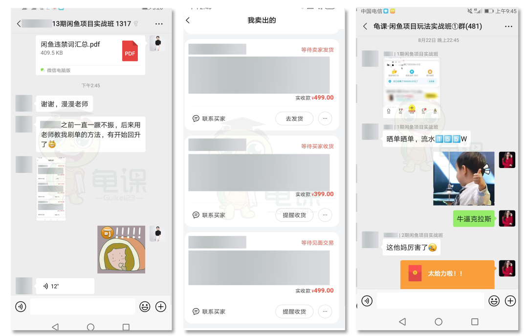 图片[3]-（1522期）龟课·闲鱼无货源电商课程第15期，一个月收益几万不等【33节视频-无水印】-副业网