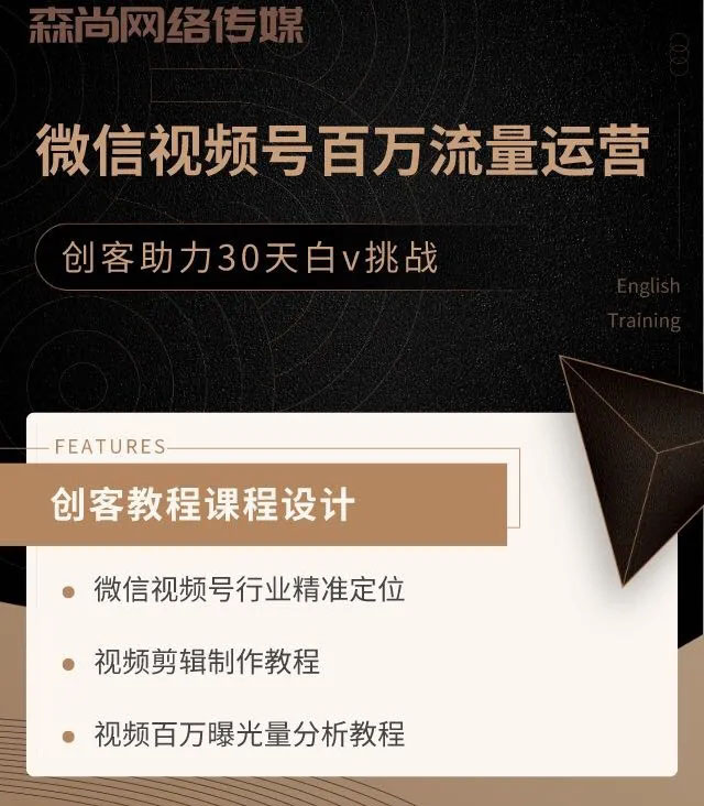图片[2]-（1520期）微信视频号百万流量运营：行业定位+视频剪辑制作+视频百万曝光量分析-副业网