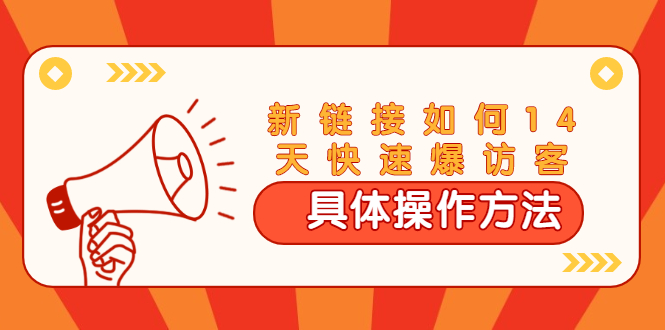 （1669期）进阶战术课：新链接如何14天快速爆访客：具体操作方法（视频教程）-副业网