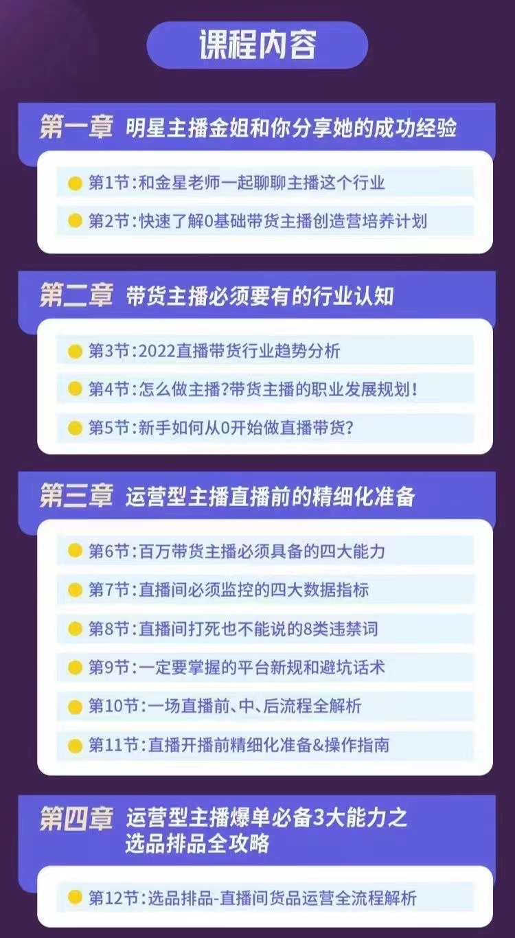 图片[2]-（2849期）0基础带货主播创造营：手把手带你从0-1做带货主播，教你场场爆单！-副业网