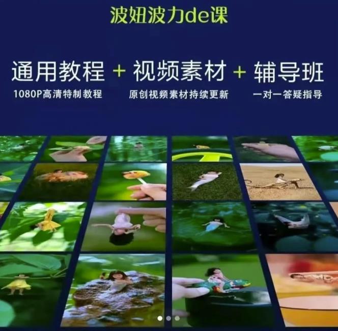 图片[2]-（2420期）波妞波力的视频通用教程+视频素材+辅导班-副业网