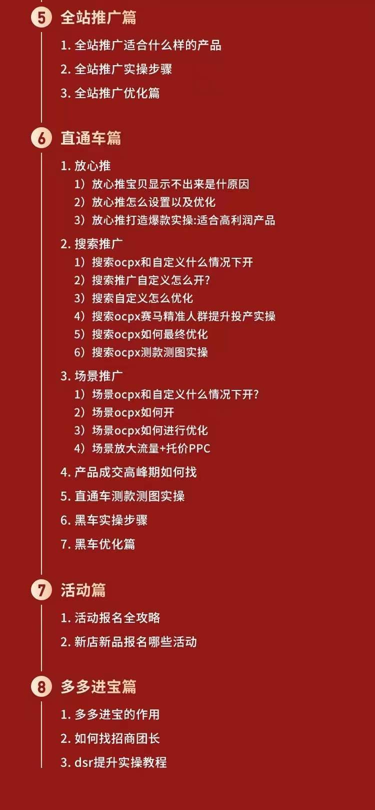 图片[3]-（3408期）拼多多从0-1全方位运营实操班：爆款玩法+成交高峰黑车玩法-副业网