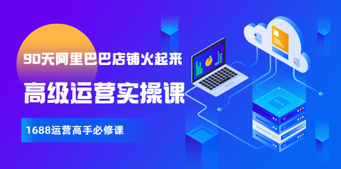 （3708期）【90天阿里巴巴店铺火起来】高级运营实操课，1688运营高手必修课-副业网