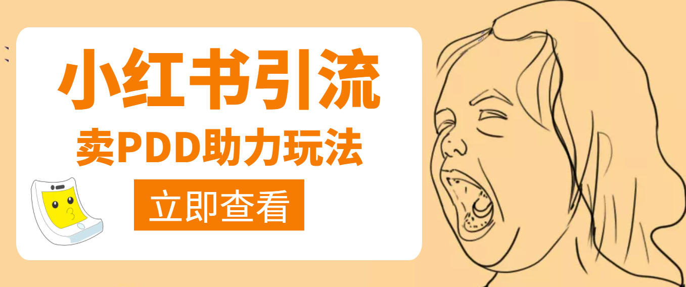 图片[1]-（3890期）利用小红书卖拼多多助力，日赚100+，顺便还能引个流【视频课程】-副业网