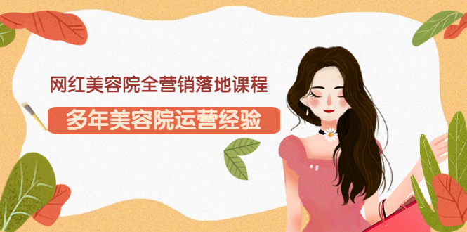 （3032期）网红美容院全营销落地课程，多年美容院运营经验（价值399）-副业网