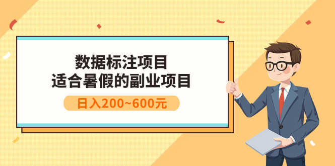 （3081期）数据标注项目：适合暑假的副业兼职项目，日入200~600元-副业网