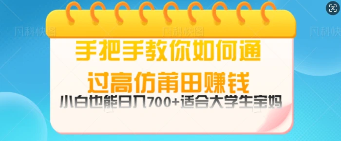 手把手教你如何通过莆田鞋挣钱，小白也能日几张，适会大学生宝妈-副业城